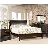 Cappuccino Platform Bedroom Set by Coaster