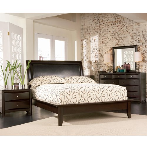 Cappuccino Platform Bedroom Set by Coaster