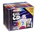 Memorex 700MB/80-Minute 24x CD-R Media (Colors, 20-Pack with Slim Jewel Cases)