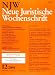 Zeitschriften : NJW Neue Juristische Wochenschrift