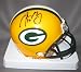 Aaron Rodgers Autographed/Hand Signed Green Bay Packers Mini Helmet