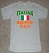 ITALIAN PRIDE ITALY COUNTRY FLAG BROWNS FAN FOOTBALL T SHIRT jersey
