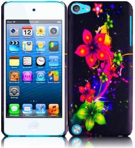 Hedonic Flower Hard Case Cover Premium Protector for Apple iPod Touch 5 with Free Gift Reliable Accessory Pen