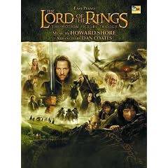 The Lord of the Rings Trilogy: Music from the Motion Pictures Arranged for Easy Piano