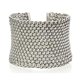 Satya Jewelry Silver Woven Dreamweaver Cuff