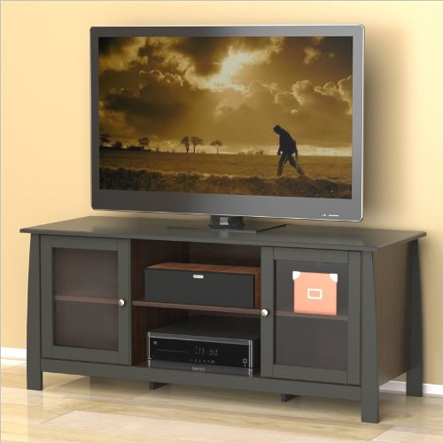 Nexera 102117 Profile Center Channel TV Stand, 56-Inch, Espresso On Sale