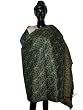 Dark Green Color Wraps and Shawls Stole Pashmina Jamavar Shawl From Kashmir 80 X 40 Inches Free Shipping