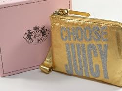 Juicy Couture Metallic Gold Wristlet 0857