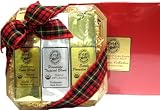 Christmas, Holiday Plaid Hawaiian Coffee Sampler Gift Basket, Ground Coffee, Brews 36 Cups