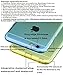 iPhone 6s Case,CLONG iPhone 6 6s Cover Colorful Clear Shell Slim Case Translucent Impact Resistant Flexible TPU Soft Bumper Case Protective Shell for Apple iPhone 6/6S 4.7 inch(Blue&Yellow)