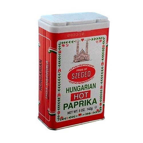 Szeged Hungarian Hot Paprika , 5 Oz Tin ( Pack of 6 )