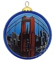 San Francisco Christmas Ornament - Golden Gate Bridge