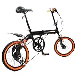 DOPPELGANGER(ドッペルギャンガー) 16インチアルミ製シマノ6段変速折り畳み自転車104 blackbullet II DOPPELGANGER(ドッペルギャンガー) 16インチアルミ製シマノ6段変速折り畳み自転車104 blackbullet II