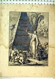 Antique Print Cherubs Greek Roman Women Man Harp Music