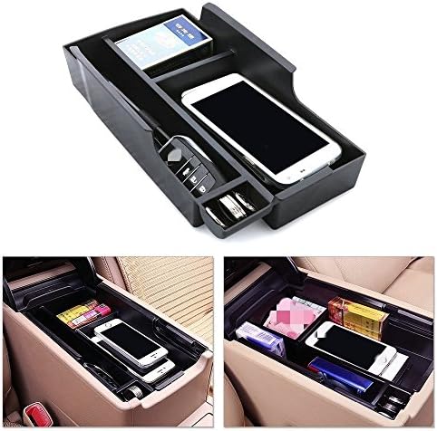 Car Armrest Secondary Console Storage Box Glove Pallet Container For 2012-2015 Toyota Camry (XV50)