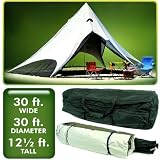 Camping Outdoors Massive 30' X 30' Party Shade screen House. by Camping/Outdoors