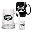 New York Jets 15oz Tankard, 15oz Ceramic Mug & 2oz Shot Glass Set - Primary Logo NFL Football