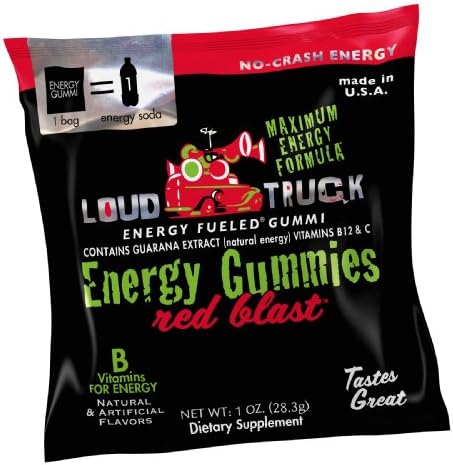 Loud Truck Energy Gummies - Red Blast