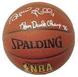 Spud Webb Hand Signed Autographed Full Size NBA Basketball w/ Authentic-Graph COA & Hologram & Photo of Signing