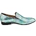Men Genuine Leather Mens Metallic Textured Slip-on Loafers Shoes