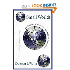 Small Worlds: The Dynamics of Networks Between Order and Randomness (Princeton Studies in Complexity)