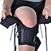 BraceAbility Obesity Hinged Knee Pain Brace - Overweight Men and Women's Wraparound Plus-Size Support for Osteoarthritis, Joint Pain, Ligament Weakness, Medial and Lateral Kneecap Instability (5XL)