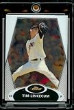 2008 Topps Finest # 7 Tim Lincecum - San Francisco Giants - Premium Baseball Card in Protective Screw Down Display