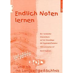 Endlich Noten lernen. Sekundarstufe I: 128 Lernkarten (A7) f�r die gro�e Lernbox. Ein lernpsychologisch fundierter Intensivkurs auf der Grundlage der Keyboard-Tastatur