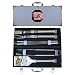 South Carolina Gamecocks 8pc. BBQ Set w/Case - NCAA College Athletics - Fan Shop Merchandise