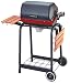 Kitchen & Housewares : Meco 9325 Deluxe Electric Cart Grill, Satin Black