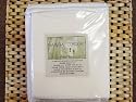 5 Diamond Resort Collection: Bamboo Cotton White W/distintive Pin Stripe Deep Pocket Sheet Set, King
