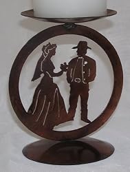 Cowboy Wedding Candle Stand