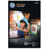 HP Premium Photo Paper, Glossy (100 Sheets, 4 x 6 Inch Borderless)