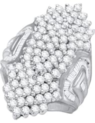 3.00CTW DIAMOND CLUSTER RING