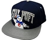 Ghostbusters Stay Puft Mens Blue Snapback Cap
