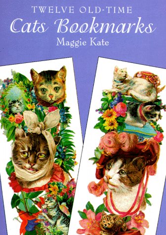 Books: Twelve Old Time Cats Bookmarks  Small Format Bookmarks 