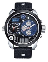 Sports Women Watch Multiple Time Zone Show Time Digital Watch Fashion Wrist Military Watch Mens