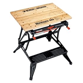 Click here to buy Black and Decker WM425 Workmate 425 550 Pound Capacity Portable Work Bench by Black & Decker.