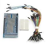 【UMKTOKYO】Prototype Shield ProtoShield V3 + Mini Breadboard with Free Jump Wires for Arduino UNO MEG
