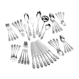 Wallace Sir Christopher 46-Piece Sterling Silver Flatware Set, Service for 8