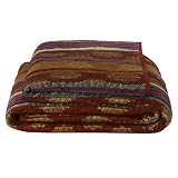 PIECED BROCADE QUILT - FULL QUEEN