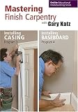 Installing Casing And Baseboard, Programs 3 & 4