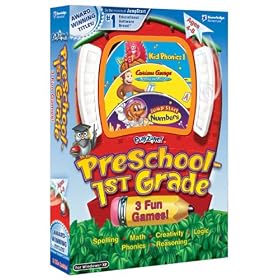 Playzone! Preschool-1st Grade: Curious George Reading & Phonics / Kid Phonics / Jump Start Numbers