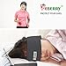 eBerry Sweet Dream Sleep Headphones Sleeping Phones Headband Headphone Bed Headset Eye Mask Earphones Run Stereo Headband Yoga Music Headband Sport Headband Earbuds for MP3 MP4, iPhone 6, 6 Plus, 5 5C 5S 4S iPad, LG G2, Samsung Galaxy S5 S4 S3 Note 3 and Other Android Cell Phones – Medium Size: Fits Most + eBerry Black Velvet Storage Bag Carrying Pouch for Headphone, Cellphone, MP3/MP4 Player, iPod, and More (Grey + Bag)