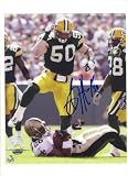 AJ Hawk Autographed/Hand Signed Green Bay Packers 8x10 Photo