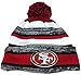 New Era San Francisco 49ers 2014 On Field Sport Cuffed Pom Knit Beanie Hat/Cap
