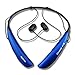 Rymemo Wireless Hands-free Bluetooth Music Audio Stereo Universal Headset Headphones Earphone for Cellphoone, Blue