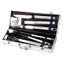 Style Asia HW4112 Chefs Basics Select 6-Piece Stainless-Steel BBQ Set in Metal Case