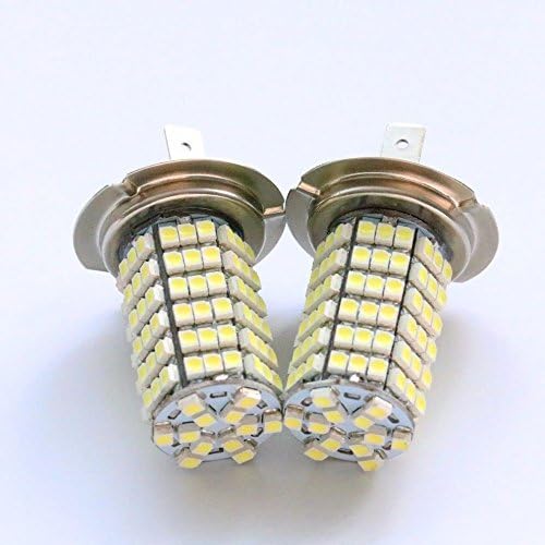 2 x 100W LED Car fog light H7 3528 120smd Headlight Driving Lamp Bulbs 12V white