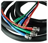 BetterCables 8M (26.24 ft) REFERENCE 3-Channel Silver Serpent Component Video Cable RCA/BNC